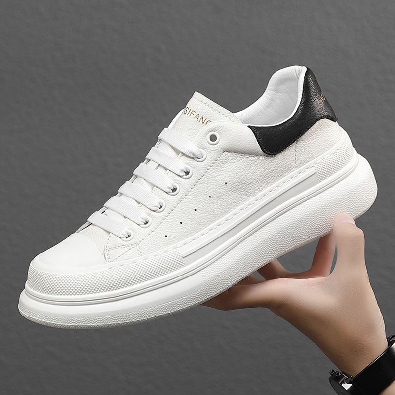 Low-top All Match Sneakers for Men Thick-soled Casual Sports Shoes